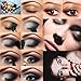 Tmalltide Natural Nudes Professional 10 Colors Diamond Bright Colorful Eye Shadow Super Flash Sparkling/Glitter Eyeshadow Colour Concealer Palette Gift Bundle
