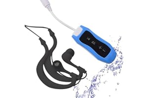 MOVKZACV Tree2018 Lecteur de musique MP3 étanche pour natation, sports nautiques, 8 Go, Pas de zéro, Noir , Taille unique