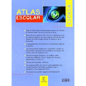 Atlas escolar Espasa (REFERENCIA ILUSTRADA)