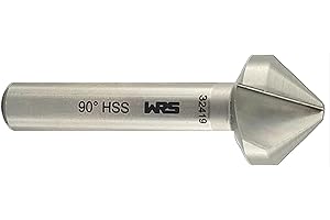 WRS WINTERHOFF WRS Fraise conique DIN 335/C en acier rapide HSS, fabrication de précision, fabriqué en Allemagne, avec 3 tranchants, angle de fraise à 90°, dimensions : diamètre 40 mm