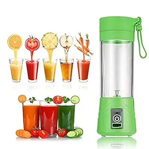 Kytaste Mini Portable Juice Blender Smoothie Maker Fruit Juicer Bottle, 380ml(Multi-Color)