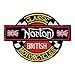 Produktbild Logo Aufnäher / Iron on Patch " NORTON - BRITISH " History Motorcycles