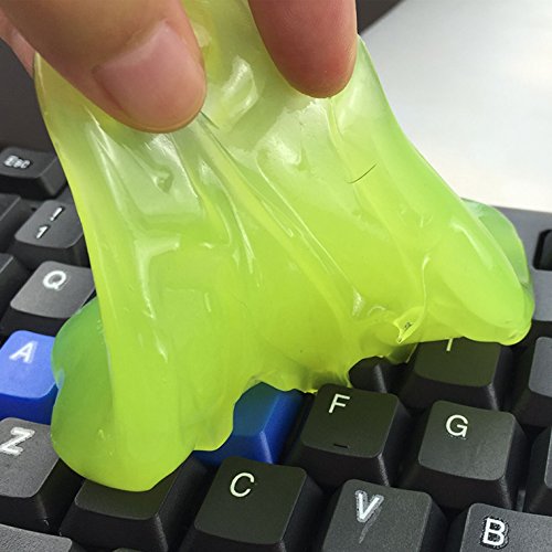 Keyboard Cleaner – Remove Dust, Hair, Crumbs from Keyboard, Keypad, Air Vent – Rid Your Electronics of Germs – Effective and Efficient(1PCS yellow) - 6