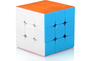 TOYESS Speed Puzzle Cube 3x3 Stickerless, Smooth Magic Cube 3x3x3, 3D Puzzle Toy Gift Packing for Kids & Adults