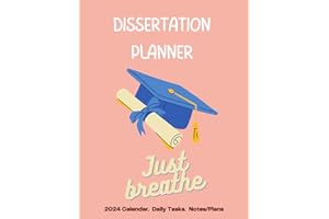 PhD Journal: Thesis Daily Planner for Postgraduate Students | Dissertation Journal for PhD Students | Research Project Planner for PhD and Masters Students |