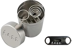 DAONEG F.e.s.s. Car Ashtray Can Portable Cigar Cigarette Travel Ashtray Fits in Cup Holder with FESS V Cut Cigar Cutter