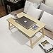 Produktbild MEILING Bett Computer Schreibtisch Notebook Faule Menschen Verwenden Wohnheim Zimmer Artefakt Study Schreibtisch Multifunktions Solid Wood Collapsible Kleine Tabelle ( größe : 60*40*28cm )