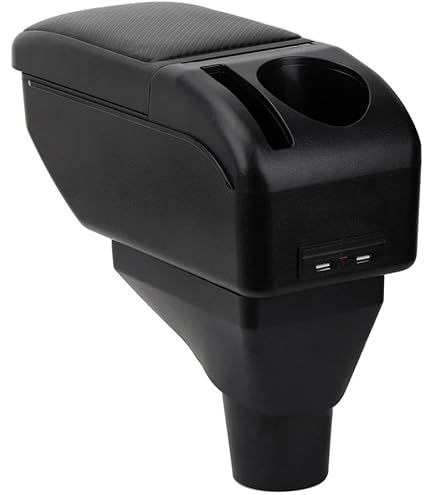 Dubbellaags Armsteun Doos Voor Toyota Yaris Cross 2020 2021 2022 Center Console Opbergdoos Met 4 Usb-poort Accessoires Zwart Dubbellaags Armsteun Doos Voor Toyota Yaris Cross 2020 2021 2022 Center Console Opbergdoos Met 4 Usb-poort Accessoires Zwart