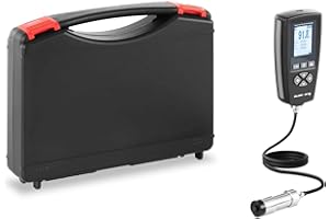 Steinberg Systems Medidor De Espesor De Revestimiento Calibre De Grosor SBS-CT-2000 (2.000 puestos de memoria, Rango de medición de 0-2.000 µm con precisión de ±3% + 2 µm)