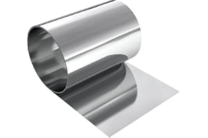 EFUTURETIME 304 rostfritt stålplåt 0,2×100×1 000 mm för reparation