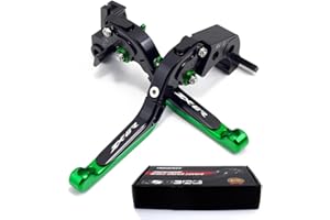 YOUMOTECH for Kawasak ZX6R ZX 6R 636 ZX6 R ZX-6R ZX636 2019-2023 Folding Extendable Adjustable Brake Clutch Levers Accessories CNC Aluminum Alloy Ninja zx-6r Hand Brake Lever (D)