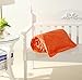 Bedding Extra Soft Coral Fleece Blanket Lightweight Thickening Throw/Bed Blanket Pure Color Blanket Bright Orange Throw(47"X79")