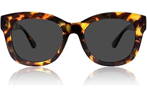 JiSoo Reading Glasses Women/Men Designer Oversized Readers, Thick Large Round Ladies Reading Glasses