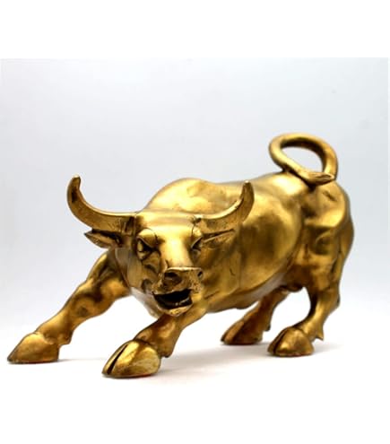 DARMOMOON FengShui - Estatua de Toro de Wall Street (acrílico, Escultura, decoración para el DARMOMOON FengShui - Estatua de Toro de Wall Street (acrílico, Escultura, decoración para el