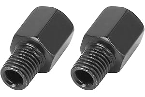 F FIERCE CYCLE 2pcs10mm RH to 10mm RH Motorcycle Rearview Mirrors Adapter Bolt