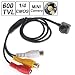 Produktbild GBOAT Mini 600TVL 1/4 Inch HD Sensor 5 Mega Pixel Smallest Cone Pinhole Mini Hidden Camera Spy Video Camera with 3.7mm Camera Lens