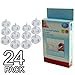 New Baby Child Proof Safety Round Socket Covers / Protector - It Fits All 3 Pin Sockets (24 Pack)