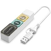 Coverzone Type-C USB Hub &Ccedil;oklayıcı | SD/TF Kart Okuyuculu, USB 3.2 5Gbps Hızlı Veri Aktarım Adapt&ouml;r&uuml;, Laptop Tablet Telefon U