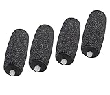 Pedi Roller Extra Coarse for Scholl Velvet Smooth -Diamond Replacement Rollers Heads -Hard Skin Remover Pedicure Refills - (4Pack)