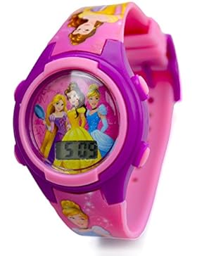 'Disney Princess' Rapunzel & Friends Mädchen Digital Metall Dose Geschenk Armbanduhr