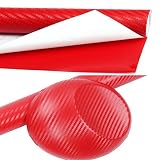 🚗Superficie impermeable: PVC Materiales respetuosos con el medio ambiente, tratamiento de tratamiento de superficie especial, puede ser impermeable, no es fácil de rayar, no se desvanecen. Película de fibra de carbono y vinilo carbono con efectos 6D de brillo.