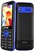 Aqua Fusion - 2.4” Dual SIM Basic Keypad Mobile Phone with Auto Call Recording and Vibration Feature - BlackBlue RS.899.00