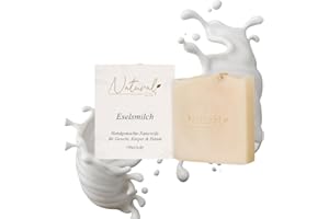 ‎NATURAL CILT Natural Cilt Eselsmilch Seife - 100% Naturseife - ohne bedenkliche Inhaltsstoffe - Zertifiziert - Handgemacht - Duschseife für alle Hauttypen - Duschgel - Naturkostmetik