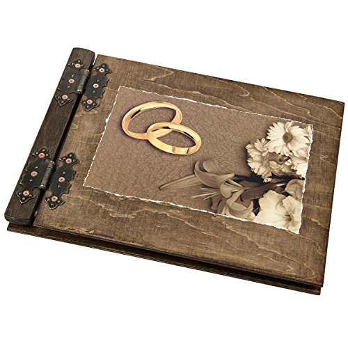 Hochzeitsgästebuch Gästebuch zur Hochzeit Holzalben sind aussergewöhnliche Geschenke