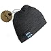 Price comparison product image Bluetooth Music Beanie Hat, Aimetech Wireless Soft Speaker Hat with Stereo Headphone Headset Speaker Mic for Fitness Outdoor Sports Running Skating Walking,Christmas Gifts, Grey