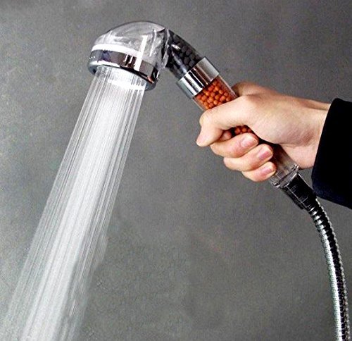 Vicloon Filtration Handbrause Duschkopf Hochdruck-Wasser-Einsparung Lonenfilter für Trockene Haut und Haare - 5