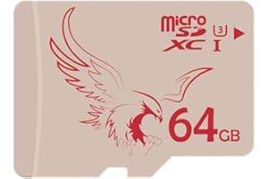 BRAVEEAGLE Micro SD Memory Card 64GB UHS-I 3 microSDXC + SD Adapter for Dashcam (64GB UHS-I 3)