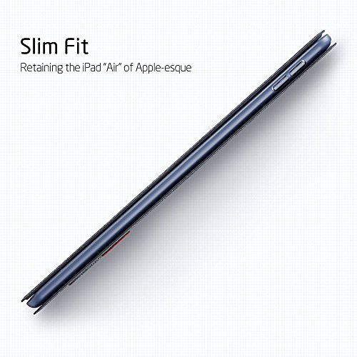 Neues iPad 2017 iPad 9.7 Zoll Hülle, ESR® Städtisch Serie Cover Auto aufwachen / Schlaf Funktion Smart Case und Einstellbarem Blickwinkel Funktion Schutzhülle für Neue iPad 9.7 2017 (Cowboy) - 9