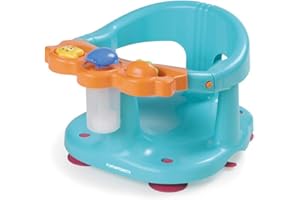 Foppapedretti Tuffetto Siège de Bain, Bleu Clair, Orange