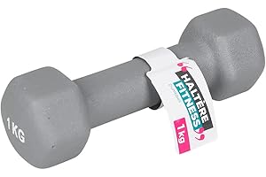 UPFIT - Haltère 1kg - A l'unité - Prise en main parfaite - Forme étudiée afin de pouvoir faire différents exercices polyvalents - Permet un entrainement complet - Poignée large et fonctionnelle