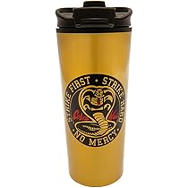 Buywell Vintage Blechschild Cobra Kai - Retro Wanddekoration 20x30cm | Karate Motiv