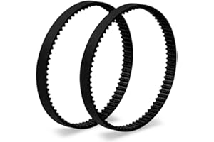 JEDELEOS Replacement Belts for Miele Vacuum, Fit Model SEB213, SEB217 and STB205 Power Brush Electrobrush, Replace Part 54-3301-06 (Pack of 2)