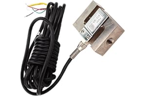 LYWS Wägezellen-Gewichtungssensor mit Kabel, wasserdicht, S-Typ 50KG
