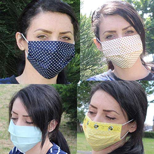 NEW Face Mask Handmade UK 100 Cotton Washable unisex Reusable