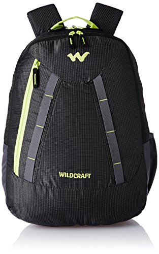 Wildcraft Polyester 32 Ltrs Black School Backpack (WC 3 Latlong 3)