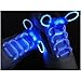 Produktbild Gleader LED Schuhband Schnuersenkel Schnuerband Beleuchten Schuh Blau blinkende Farbe 1 Paar + 2 Zusaetzliche CR2032 Batterie