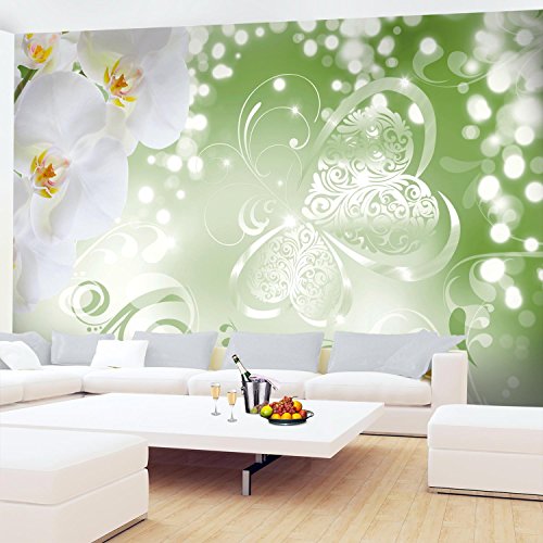 Fototapete Orchidee 308 x 220 cm – Vliestapete – Wandtapete – Vlies Phototapete – Wand – Wandbilder XXL – !!! 100% MADE IN GERMANY !!! Runa Tapete 9076010c - 4