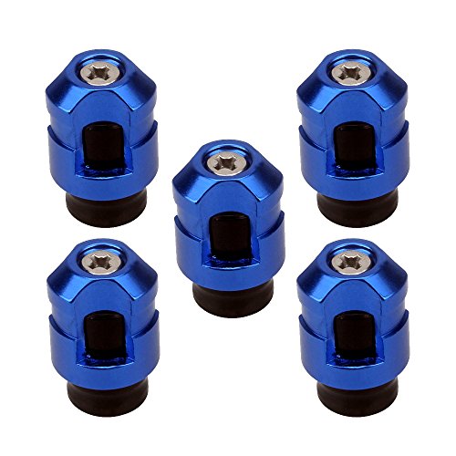 Buy SENZEAL 2 in 1 Valve Dust Caps Aluminum Alloy Car Tyre Caps Set of