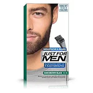 Just For Men Colour Gel For Beards, Moustaches And Sideburns Natural Dark Brown-Black