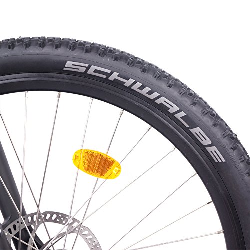 NCM Moscow+ 27,5 Zoll E-MTB,Mountainbike E-Bike, 36V 250W Bafang Motor, 36V 14Ah designer Rahmen Akku mit Panasonic Zellen, hydraulische Tektro Auriga Scheibenbremsen, 24 Gang Shimano Acera Gangschaltung, matt schwarz,hell blau - 6