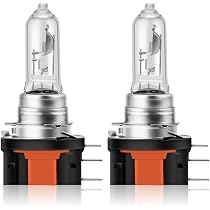 Ampoules Phare Halogène TECTICO H15 - 55W 12V, +130% Luminosité, Blanc Chaud 4300K, Lot De 2