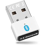 Adattatore Bluetooth USB 5.3, Collega e Usa Chiavetta Bluetooth per PC Laptop EDR Dongle USB Bluetooth Compatibile con Window