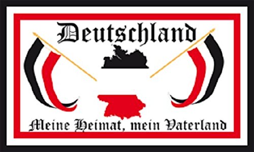 U24 Fahne Flagge Flagge Deutschland meine Heimat - Mein Vaterland 90 x 150 cm