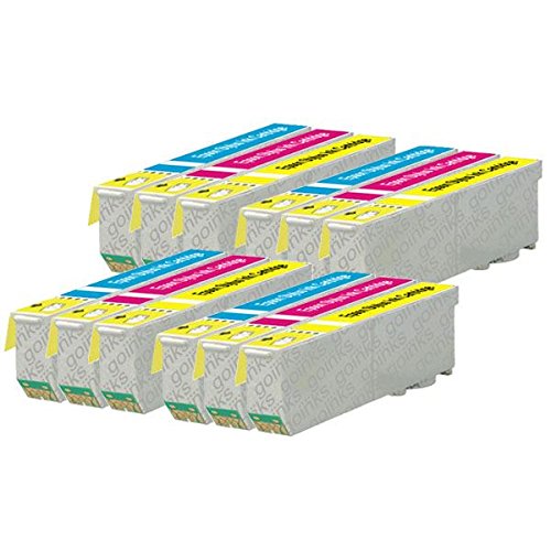 4 Go Inks Ensemble de 3 Cartouches d'encre à remplacer Epson T2636 (26XL Series) (C/M/Y) Compatible/non-OEM pour Epson Expression Premium Imprimantes (12 encres)