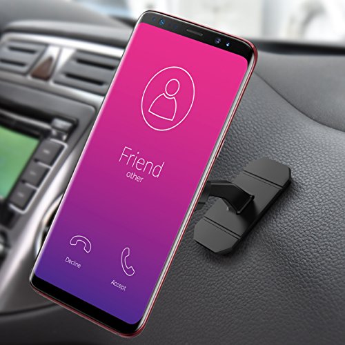 Soporte Mov  l Coche Magn  tico 1 1  Mpow Soporte de Mov  les para Rejilla de Ventilaci  n de Coche   Montaje Universal para Salpicadero o Cualquier Superficie Compatible con iPhone 7 7Plus 6 6s 6Plus SE 5S y Android Smartphone GPS Navegador 