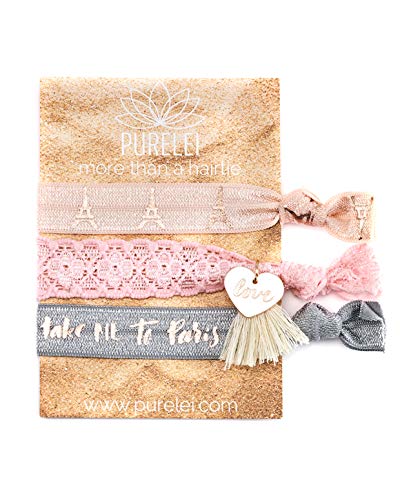 PURELEI® Damen Armband (Elastisch & Größenverstellbar) Haargummi + Schmuck (Verschiedene Muster) Haarband Frauen